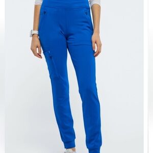 JAANUU 10-Pocket Scrub Jogger Size XSP Royal Blue